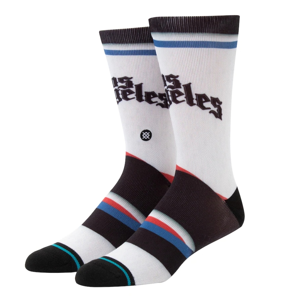 NWT Stance x NBA LA ClippersCLIPPERS CITY EDITION Crew Socks size L 9-13